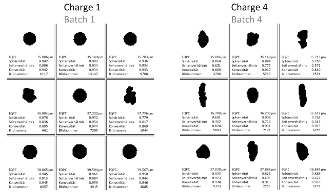 Particle shape of graphite