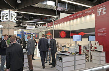 powtech exhibiton booth